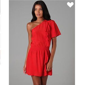 Parker | One Shoulder Ruffle Dress